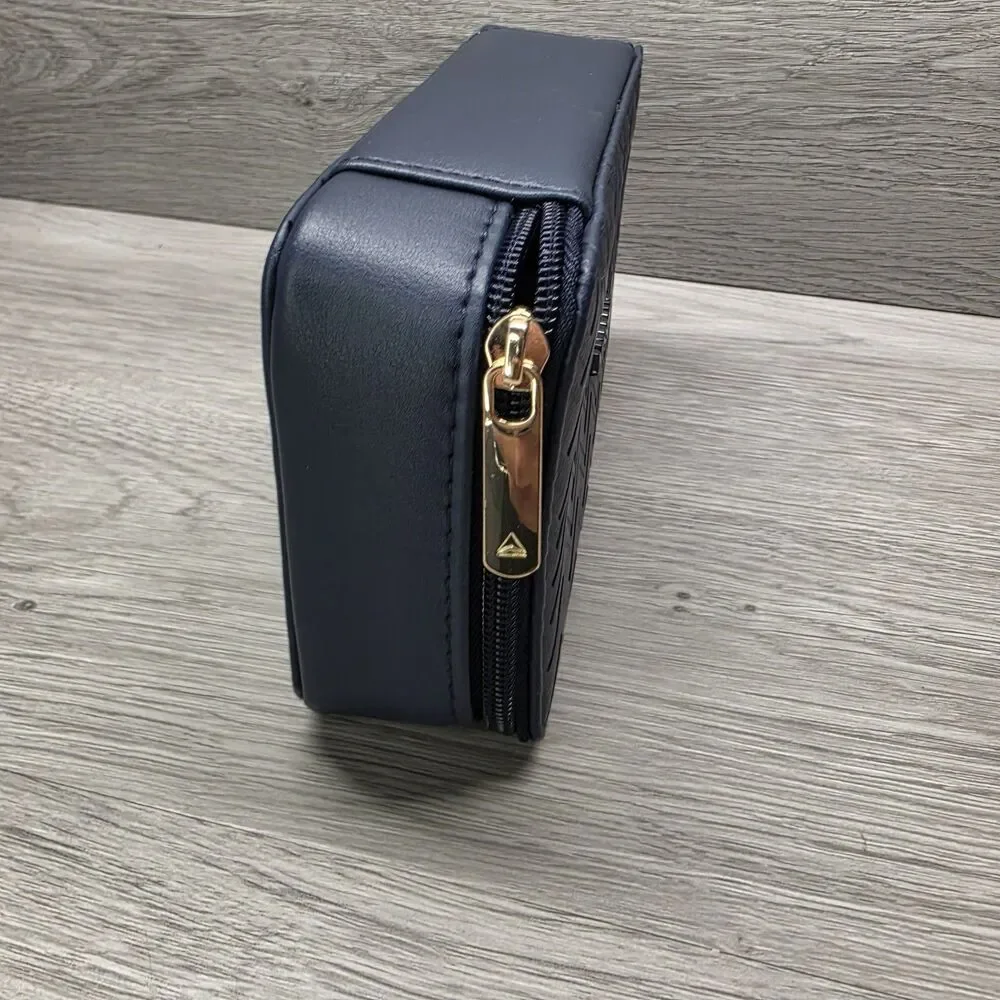 Missoni x Delta Navy Dark Blue One Business Class Cosmetics Makeup Travel Case
